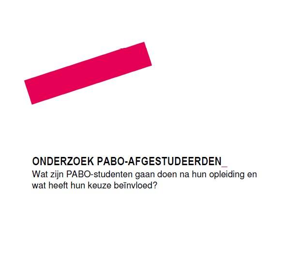 Onderzoek PABO afgestudeerden