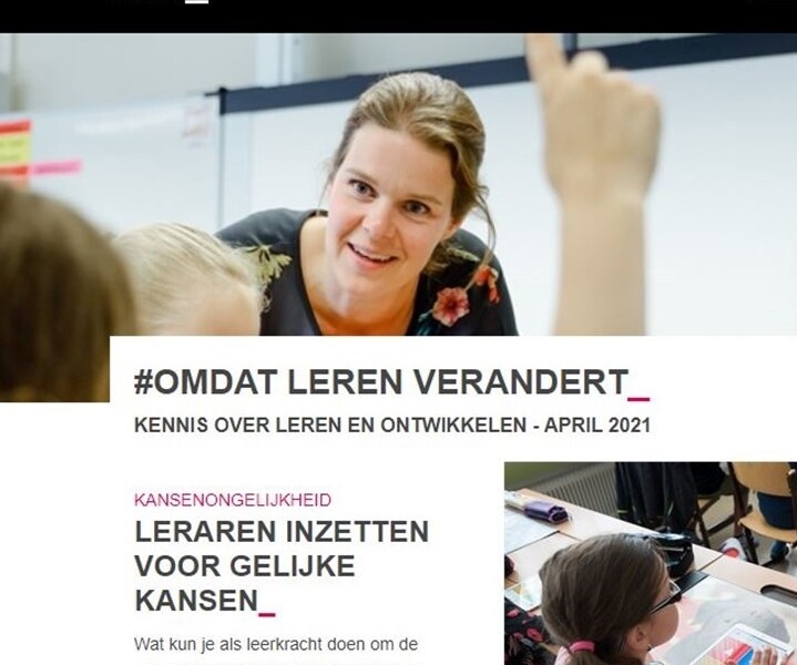 #omdat leren verandert