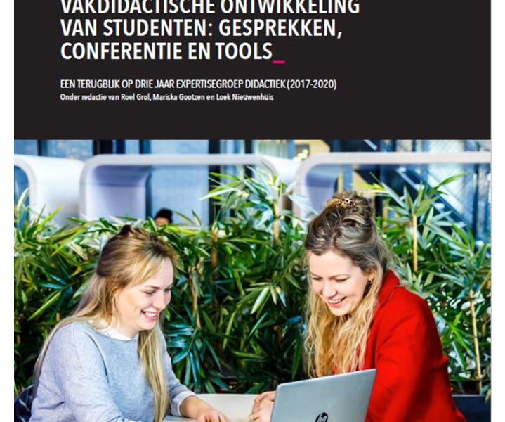Expertisegroep Didactiek publiceert...