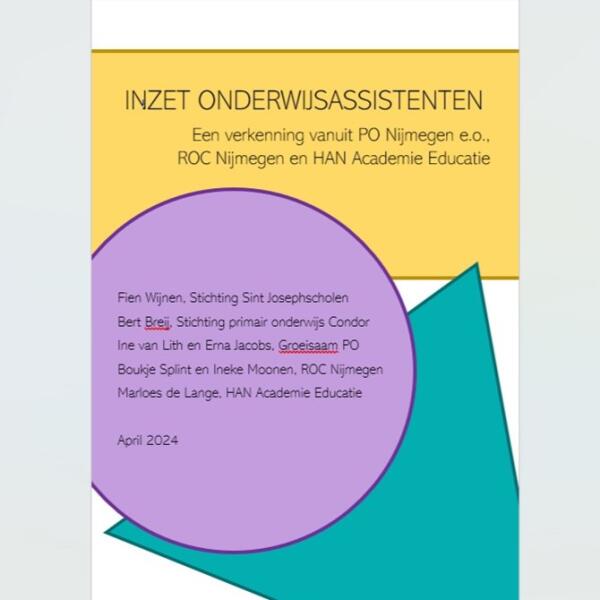 Verkenning inzet Onderwijsassistenten PO